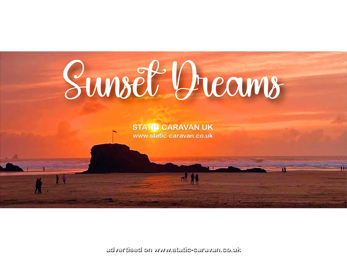 Caravan holiday rental Sunset Dreams St Agnes 5 at Liskey Hill, Perranporth, Cornwall