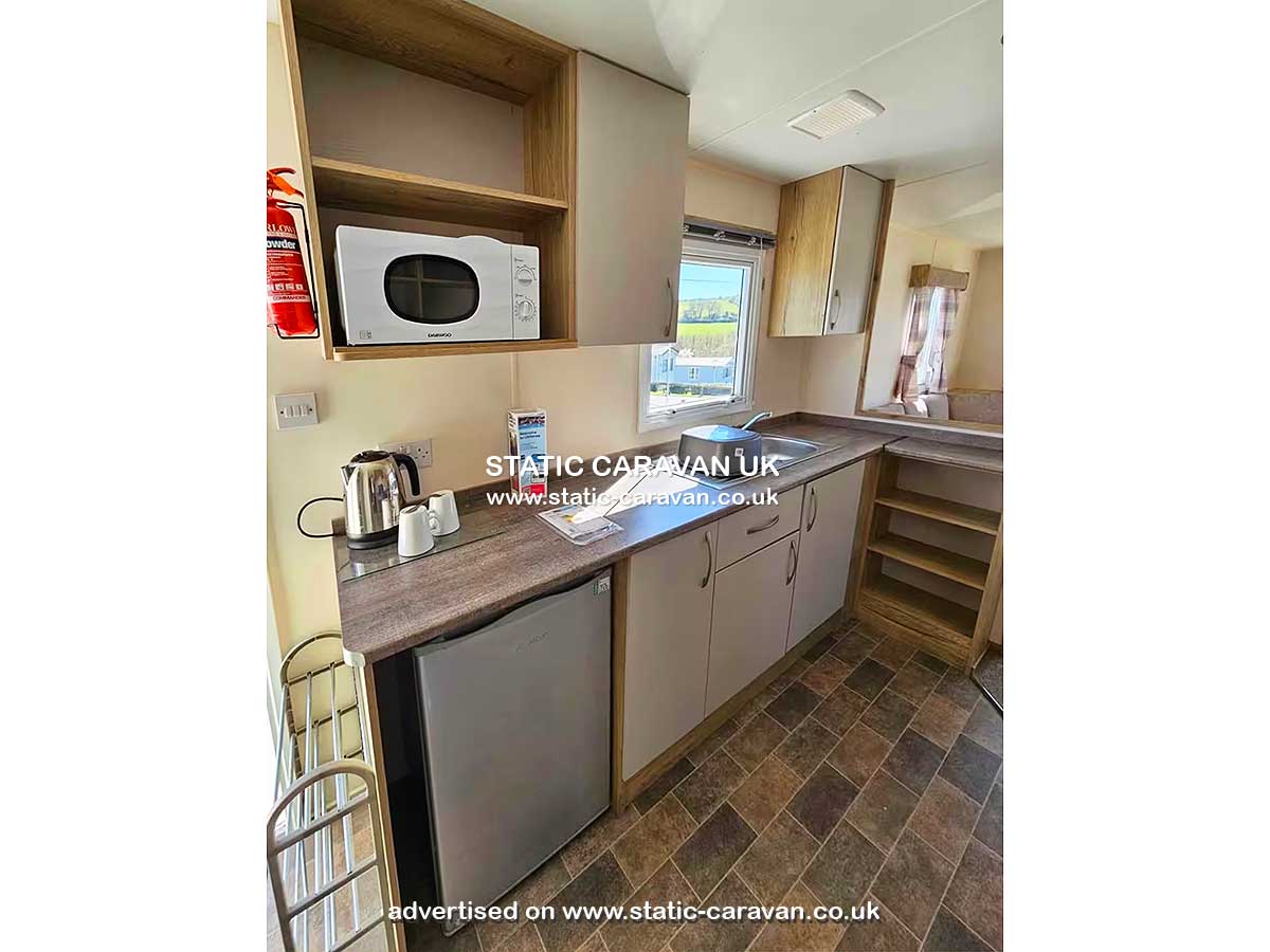 Caravan for hire Greenlands at Littlesea, Weymouth, Dorset