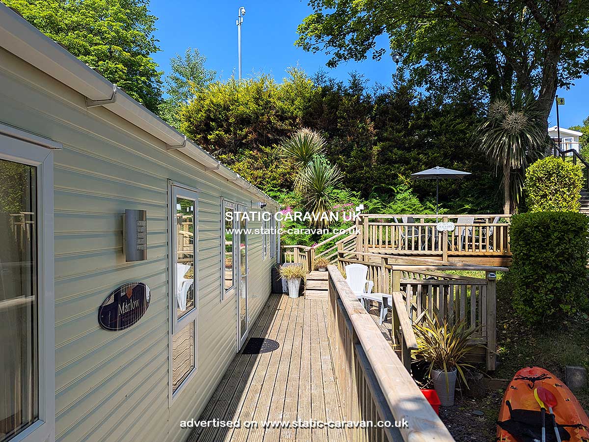 Caravan holiday rental 280 Caldey View at Lydstep Beach, Tenby, Pembrokeshire, South Wales