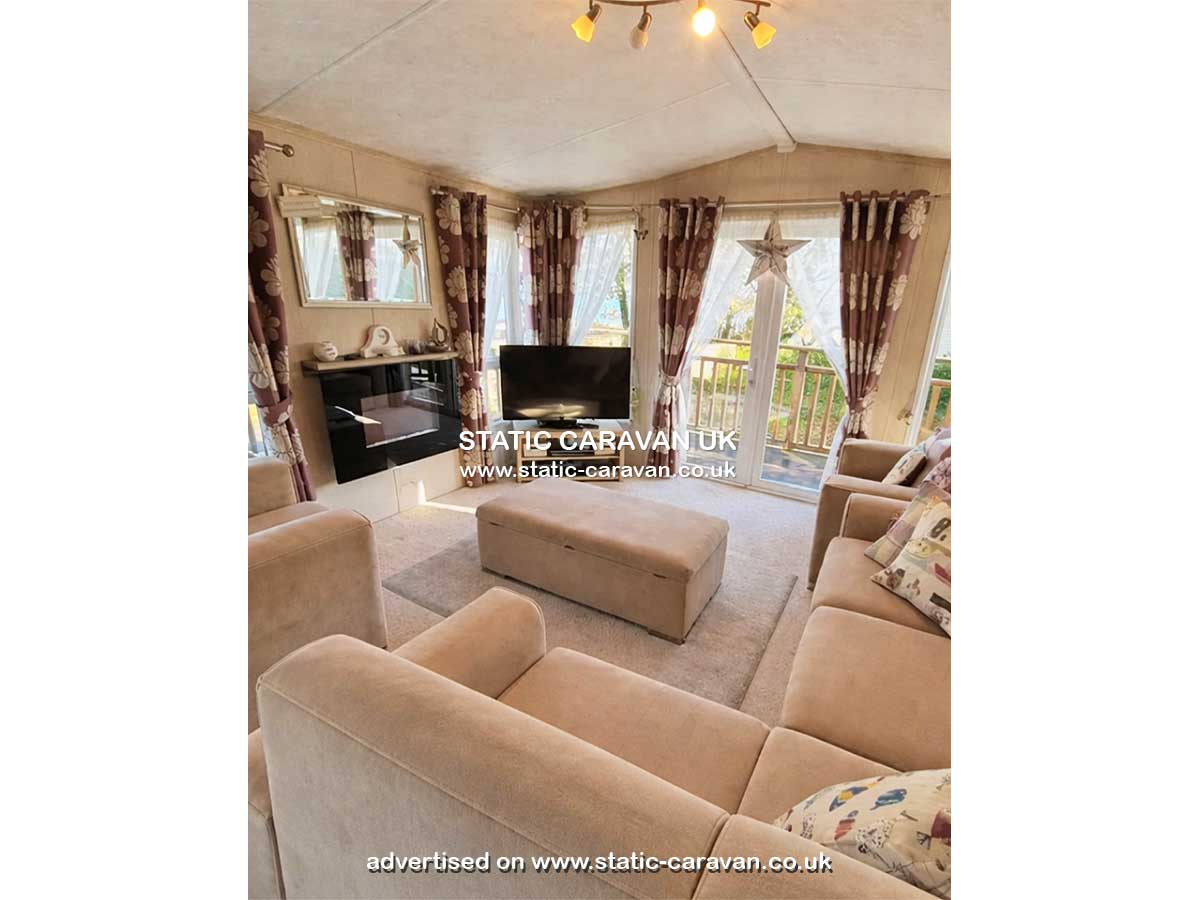 Caravan for hire 280 Caldey View at Lydstep Beach, Tenby, Pembrokeshire, South Wales