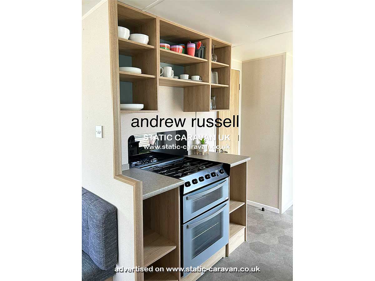 Caravan for hire SS004 at Lyons Sunnysands, Tal-y-bont, Barmouth, Gwynedd, West Wales