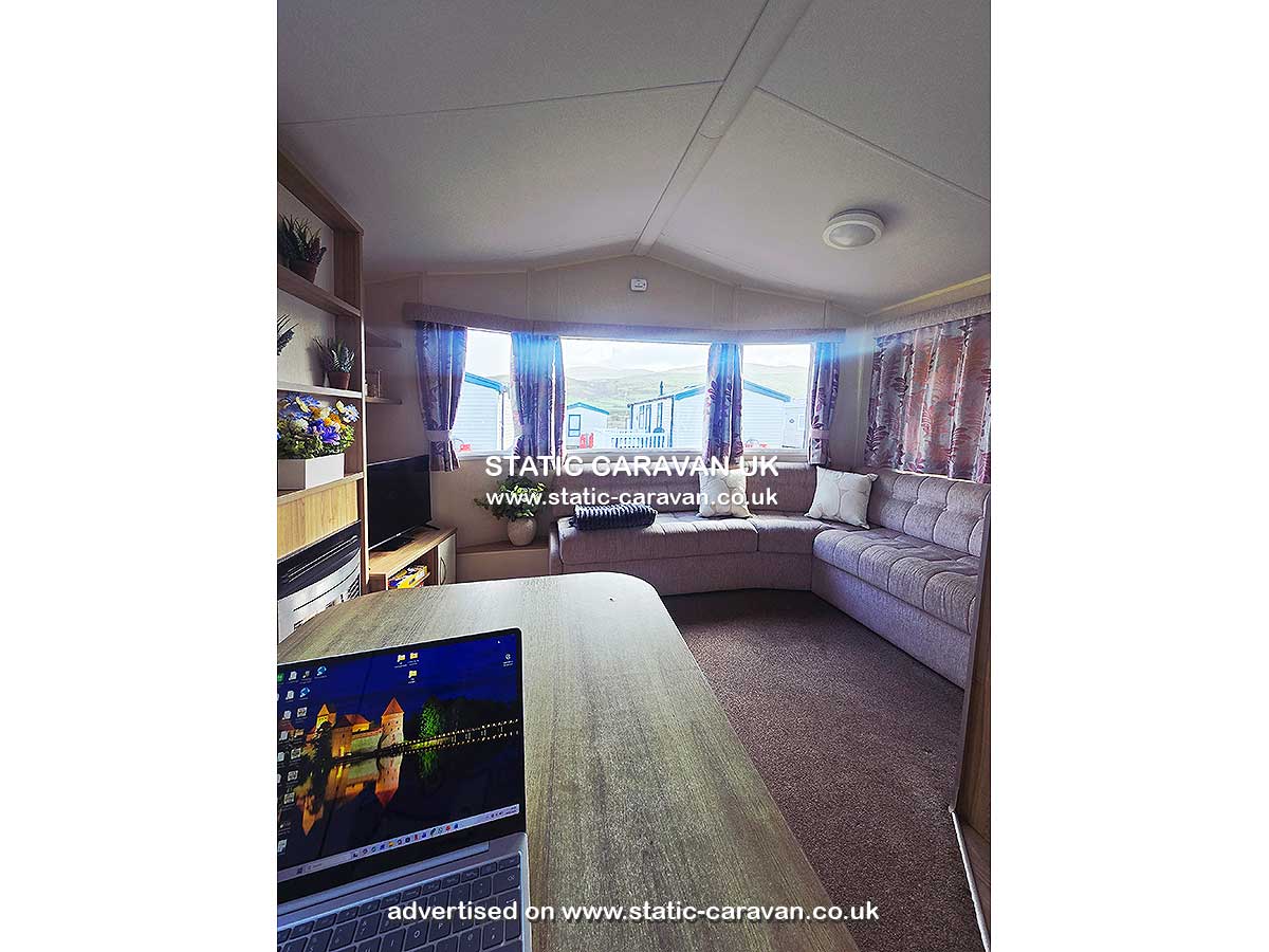 Caravan for hire Sandy Cove 42 at Lyons Sunnysands, Tal-y-bont, Barmouth, Gwynedd, West Wales