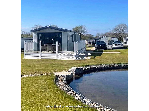 Caravan holiday rental Waterside 50 at Pencnwc, New Quay, Ceredigion, West Wales
