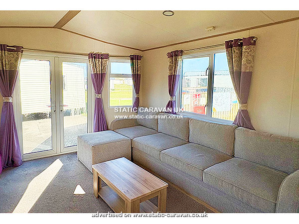 Caravan for hire The Fairings 20 at Perran Sands, Perranporth, Cornwall