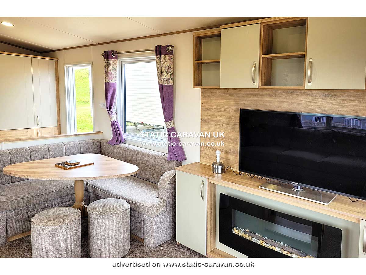 Caravan for hire The Fairings 20 at Perran Sands, Perranporth, Cornwall