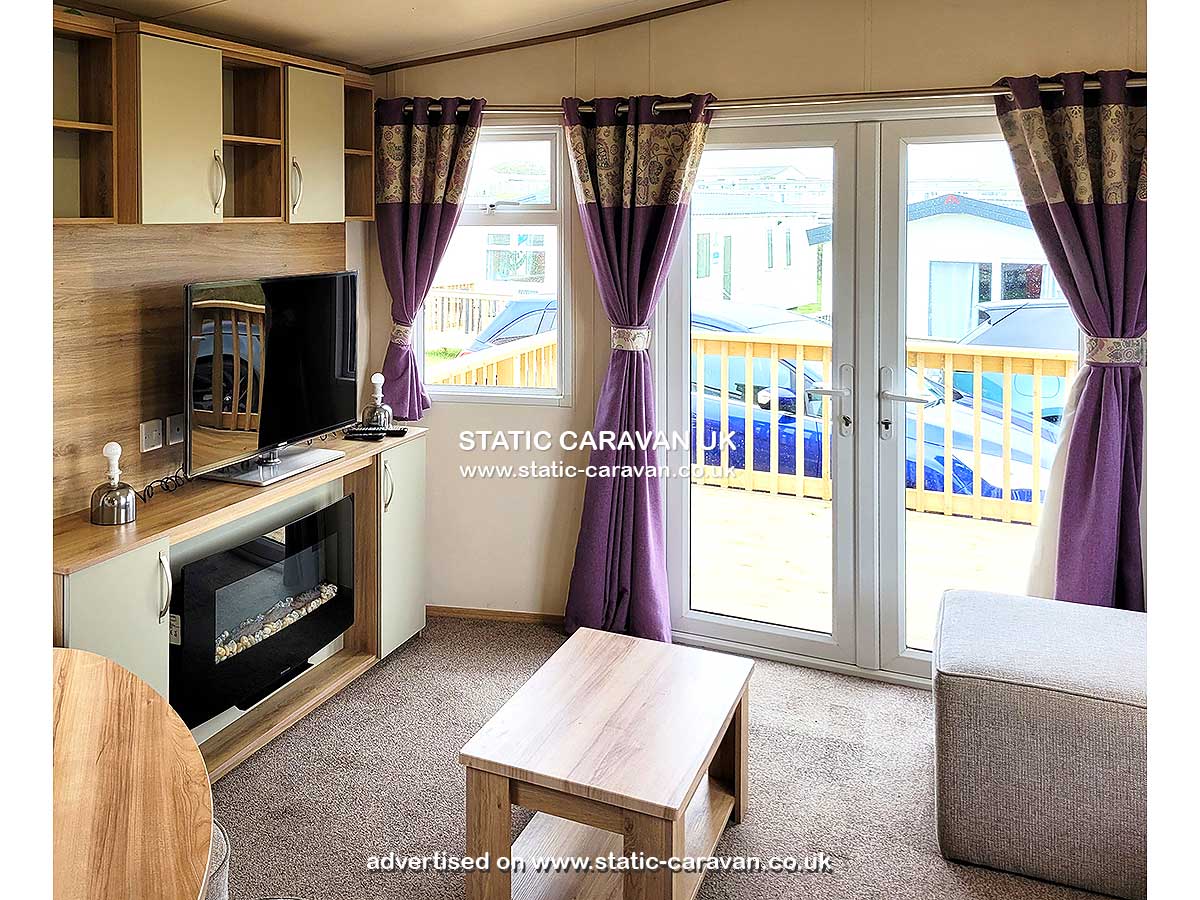 Caravan for hire The Fairings 20 at Perran Sands, Perranporth, Cornwall