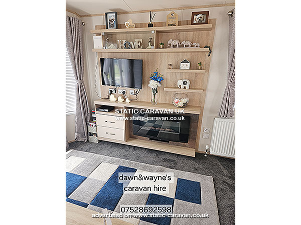 Caravan for hire T10 at North Shore Holiday Park, Skegness, Lincolnshire