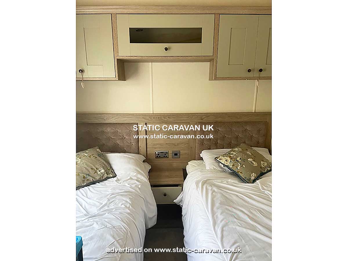 Caravan for hire Poppy 52 at Oakdene Forest Park, St.Leonards, Dorset