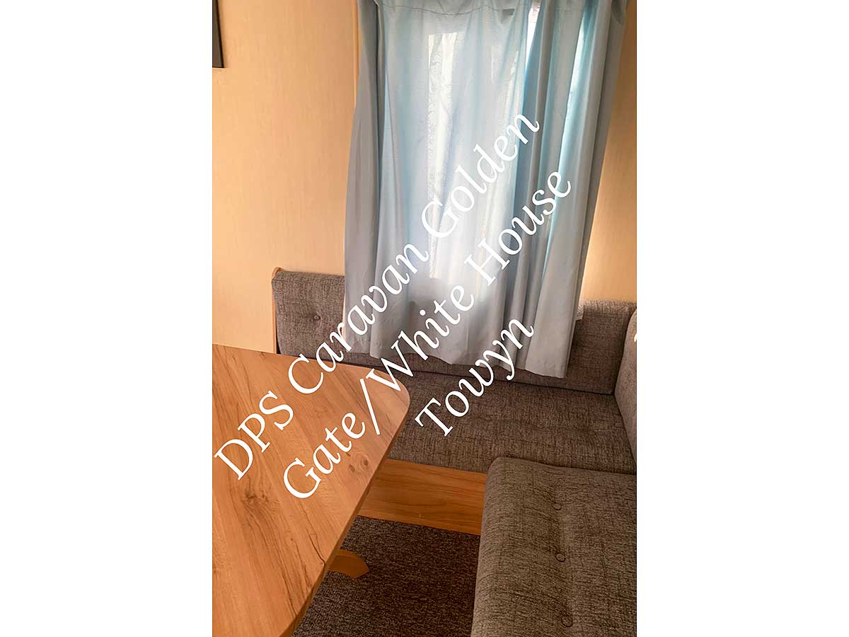 Caravan for hire DPS caravan 402 at Seldons Golden Gate, Towyn, Conwy, North Wales