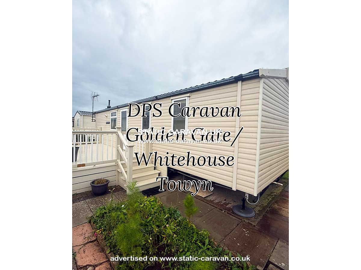 Caravan holiday rental DPS E26 at Whitehouse Leisure Park, Towyn, Conwy, North Wales