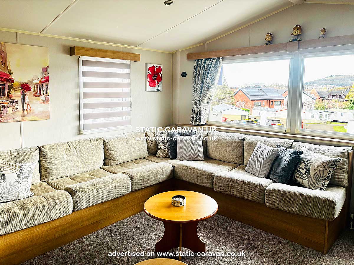 Caravan for hire S10 at Penrhyn Hall Farm, Llandudno, Conwy, North Wales