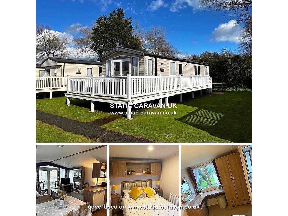Caravan holiday rental Caldey View at Kiln Park, Tenby, Pembrokeshire, South Wales