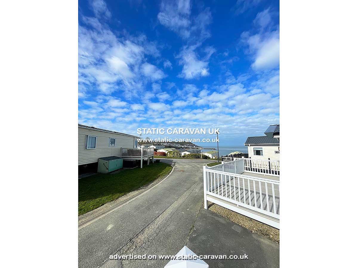 Caravan holiday rental Pembroke 35 at Quay West, New Quay, Ceredigion, West Wales