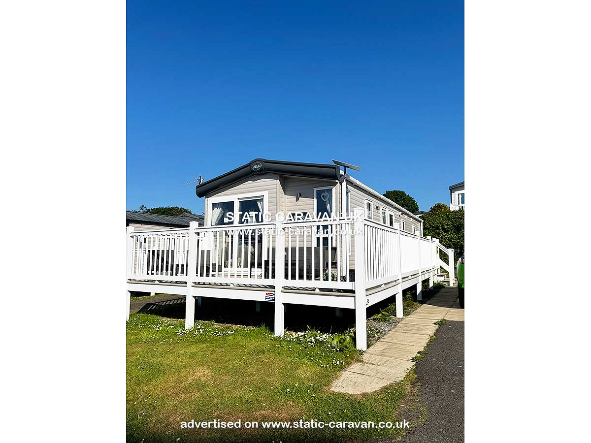 Caravan holiday rental Cardigan 35 at Quay West, New Quay, Ceredigion, West Wales