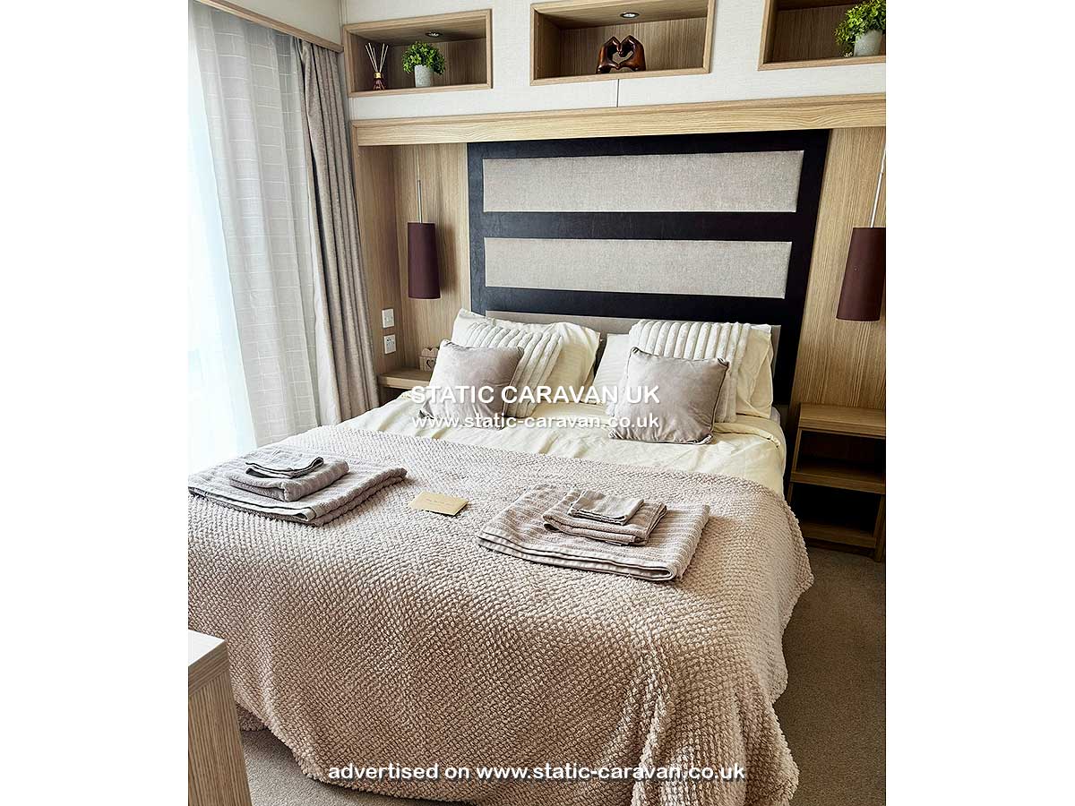 Caravan for hire Cardigan 35 at Quay West, New Quay, Ceredigion, West Wales