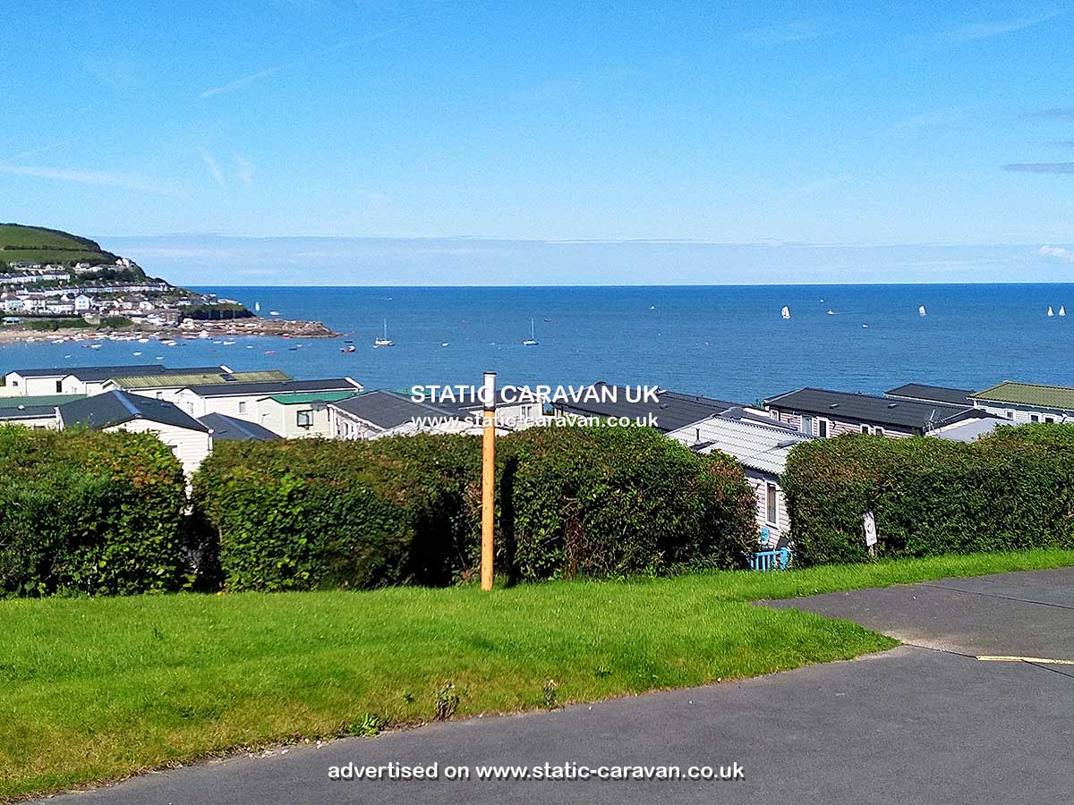 Static Caravan for hire at Hengell 65, Quay West, New Quay, Ceredigion, West Wales