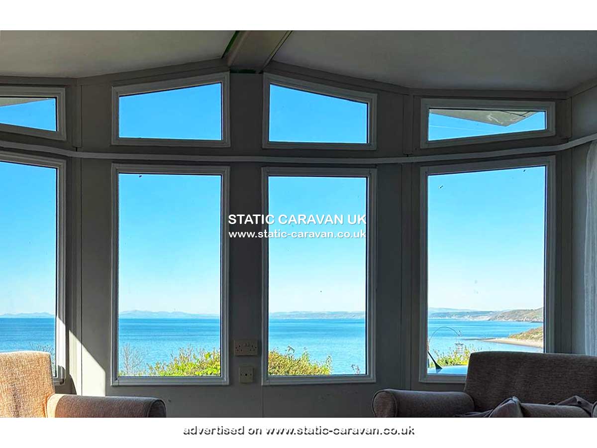 Static Caravan for hire at Brecon 14, Quay West, New Quay, Ceredigion, West Wales