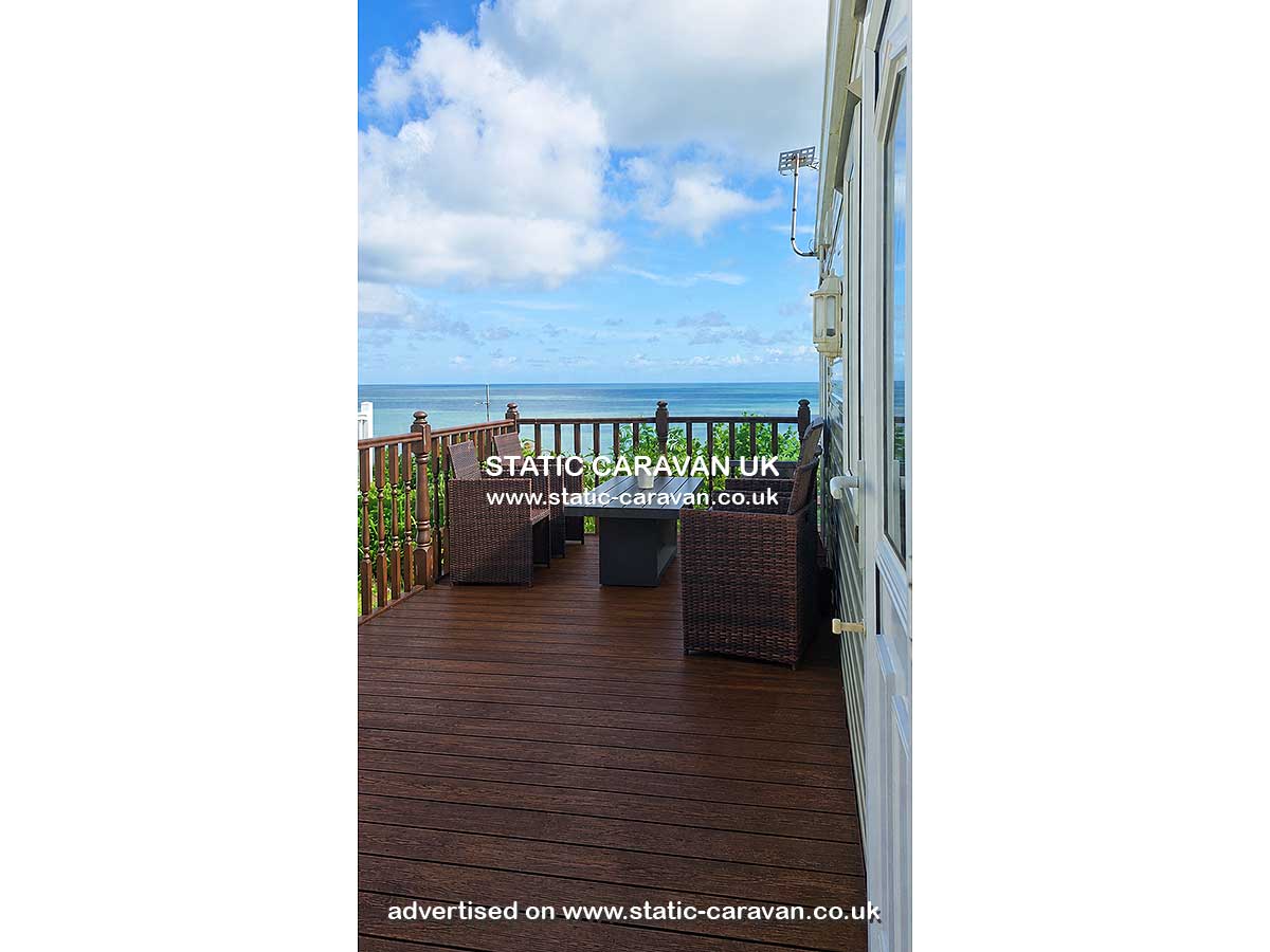 Caravan for hire Brecon 14 at Quay West, New Quay, Ceredigion, West Wales