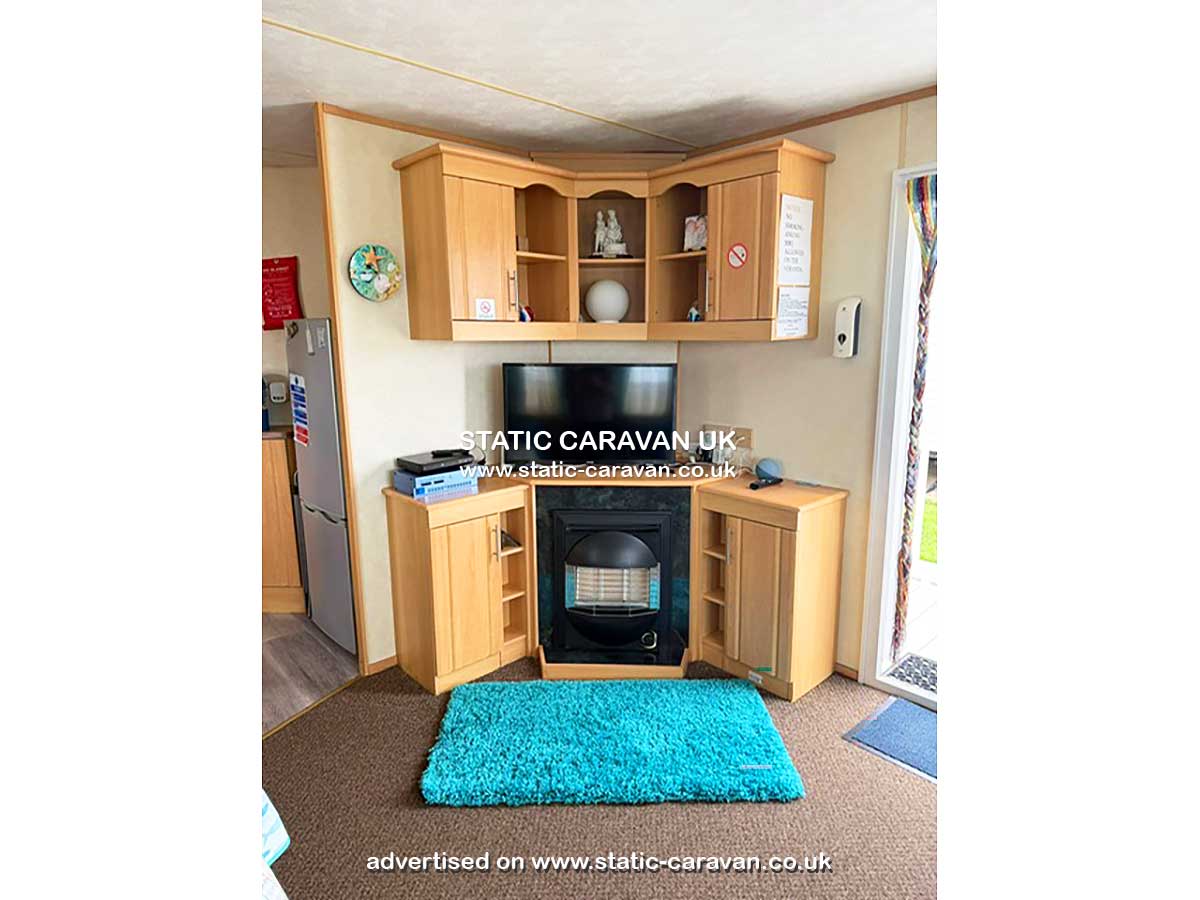 Caravan holiday rental Monmouth 45 at Quay West, New Quay, Ceredigion, West Wales