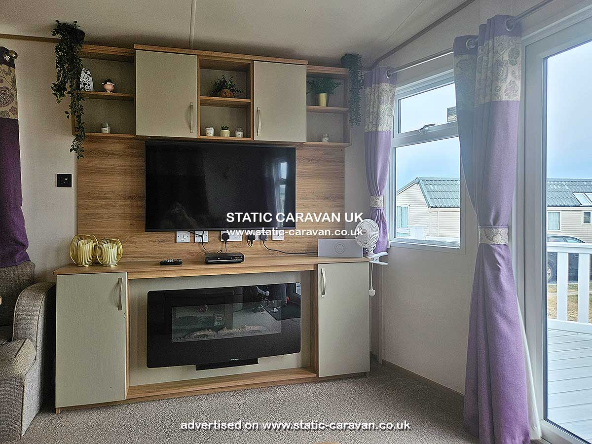 Static Caravan for hire at 51A Powys, Quay West, New Quay, Ceredigion, West Wales