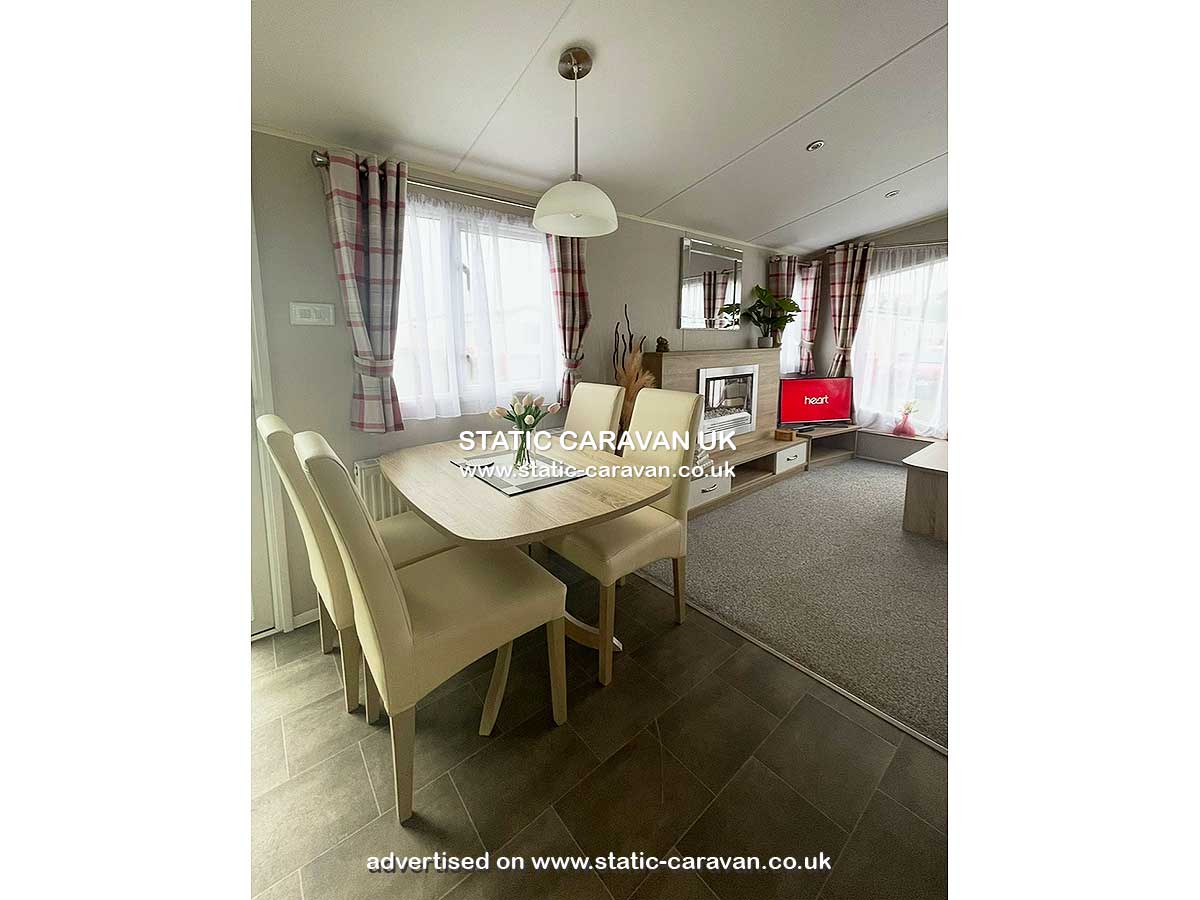 Caravan for hire No.33 at Red Lion Holiday Park, Arbroath, Angus, Scotland