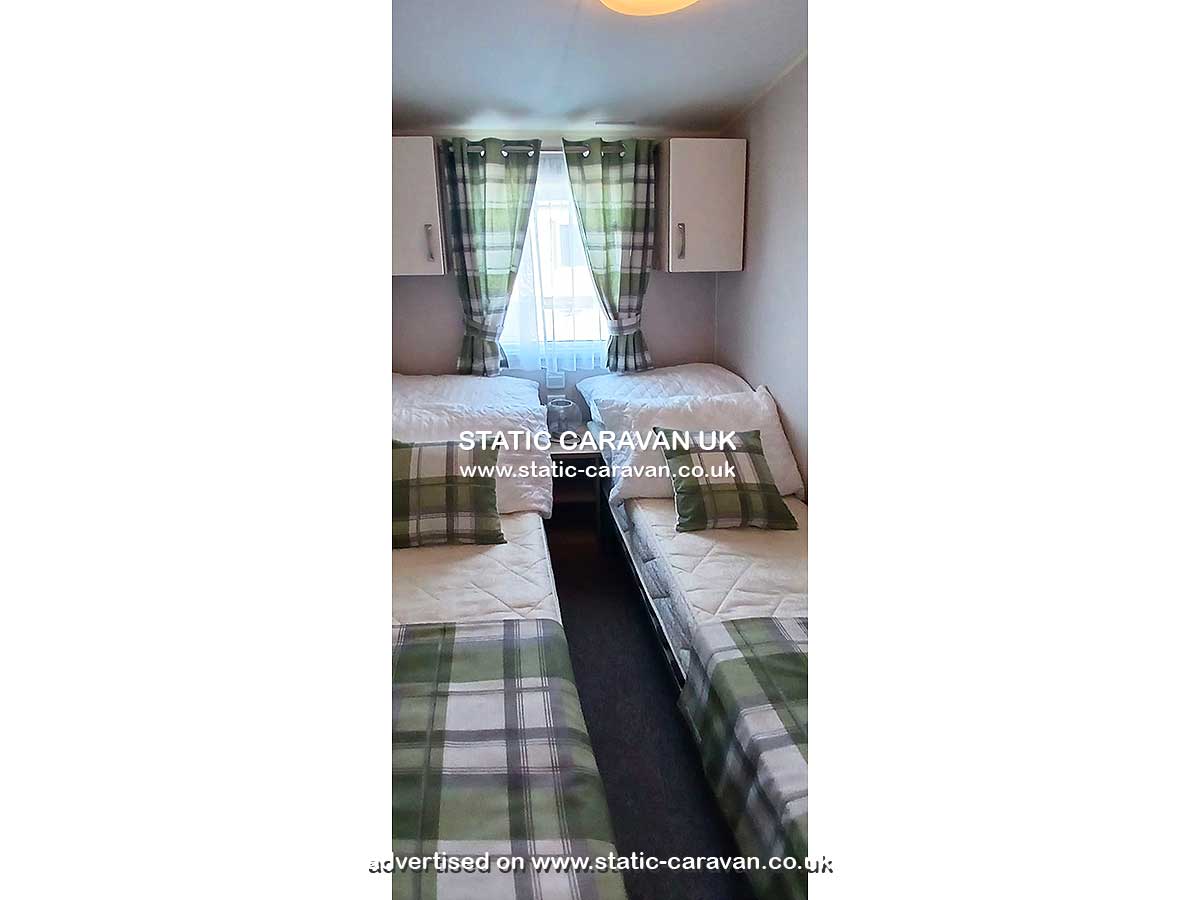 Caravan for hire No.33 at Red Lion Holiday Park, Arbroath, Angus, Scotland