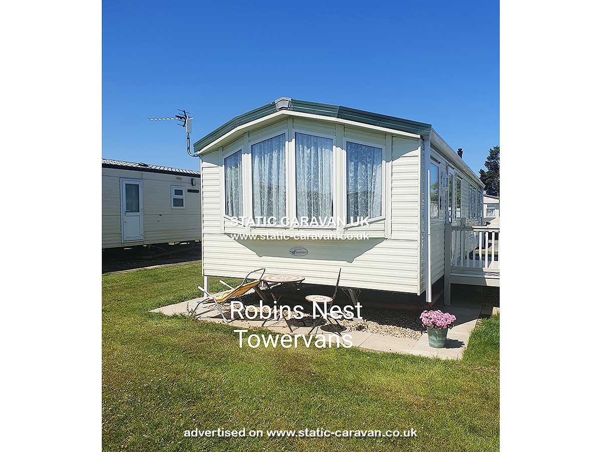 Caravan holiday rental B9 at Towervans Holiday Park, Mablethorpe, Lincolnshire