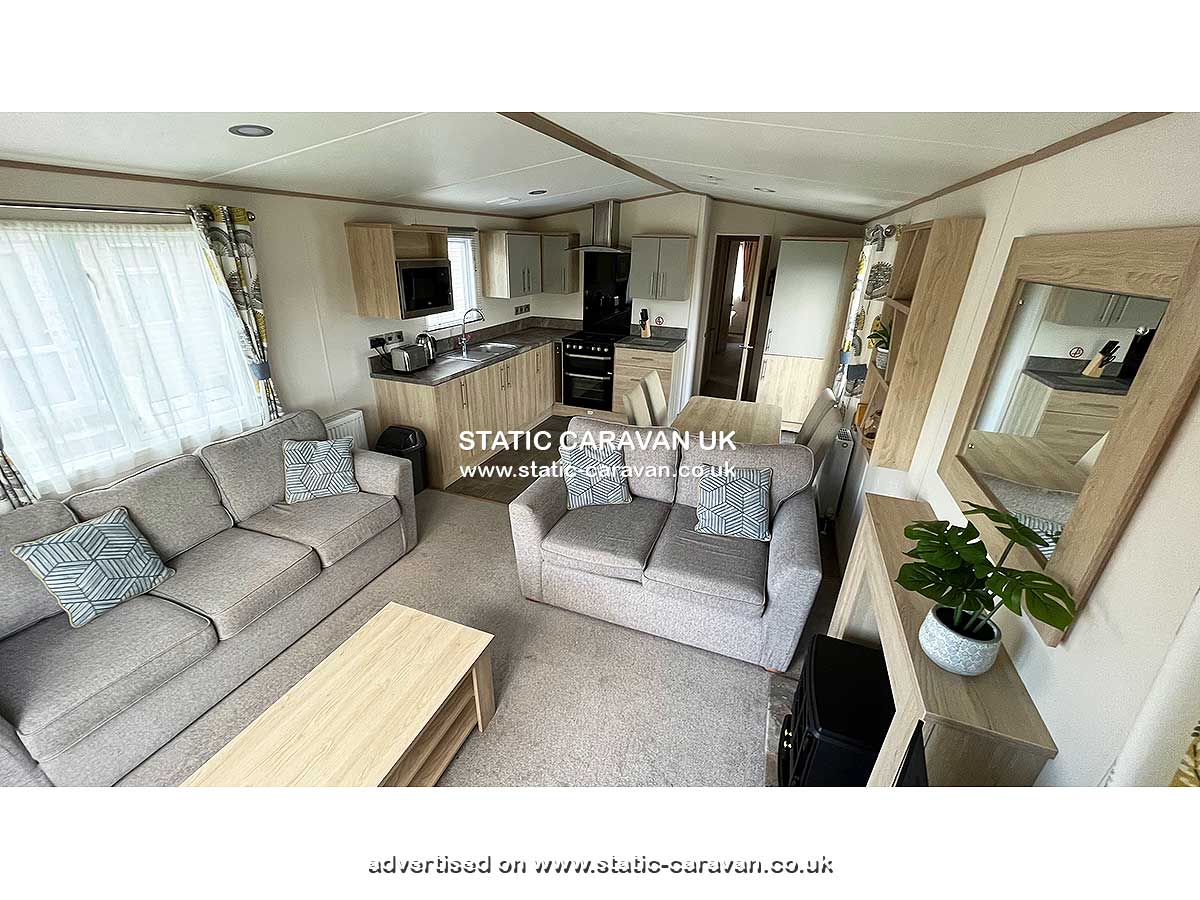 Caravan for hire 197 at Barmouth Bay, Tal-y-bont, Gwynedd, West Wales