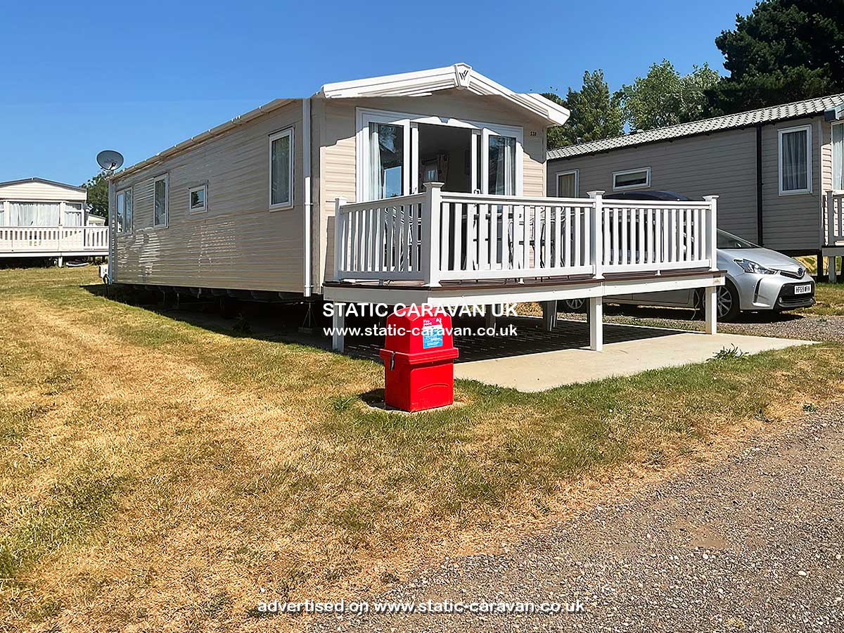 Static Caravan for hire at E22, Sandhills, Bembridge, Isle of Wight