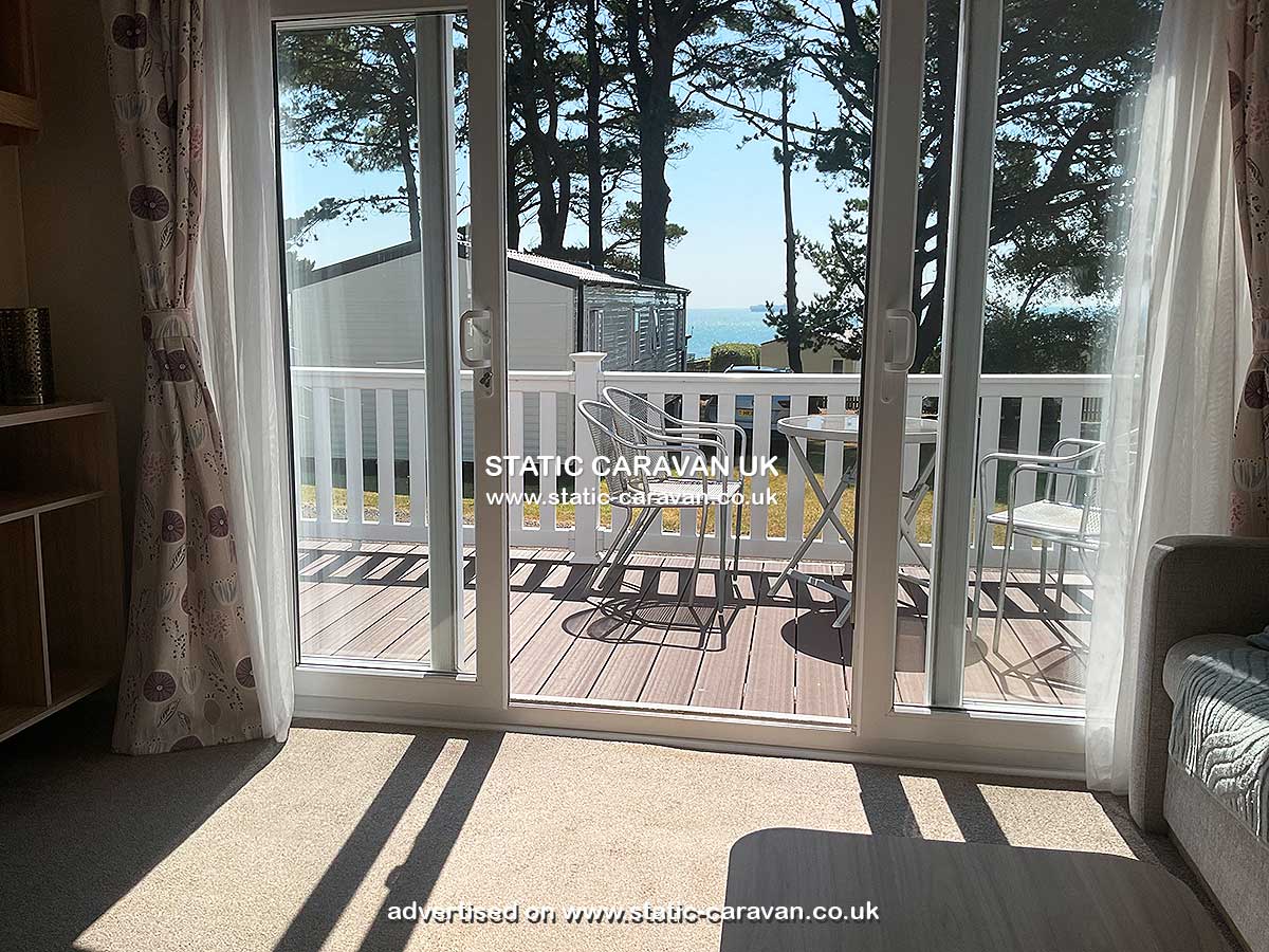 Caravan for hire E22 at Sandhills, Bembridge, Isle of Wight