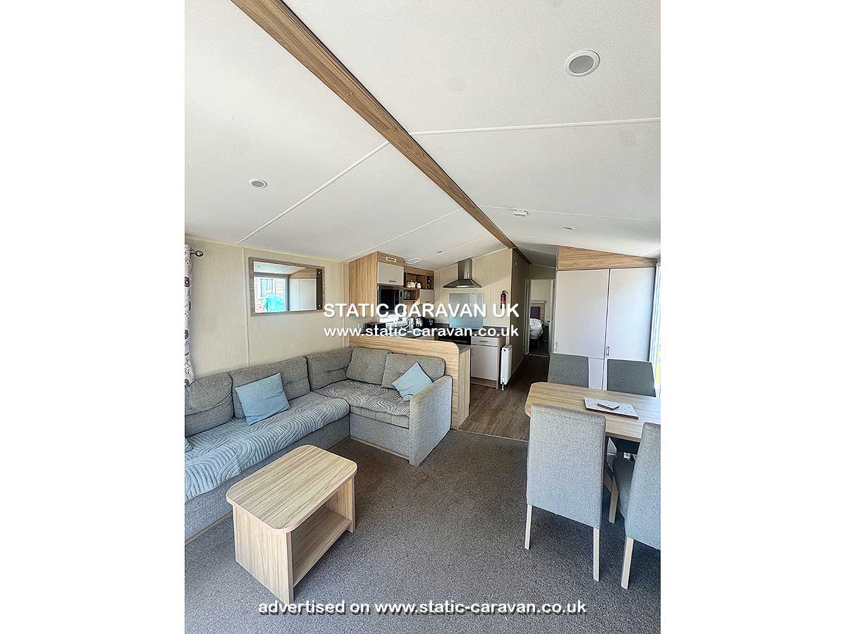 Caravan for hire E22 at Sandhills, Bembridge, Isle of Wight