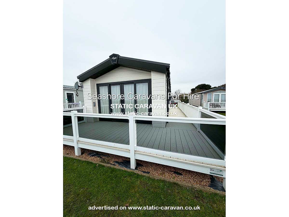 Caravan holiday rental The Hamilton Lodge - Seaview - Front Row - No Pets at Seashore, Great Yarmouth, Norfolk