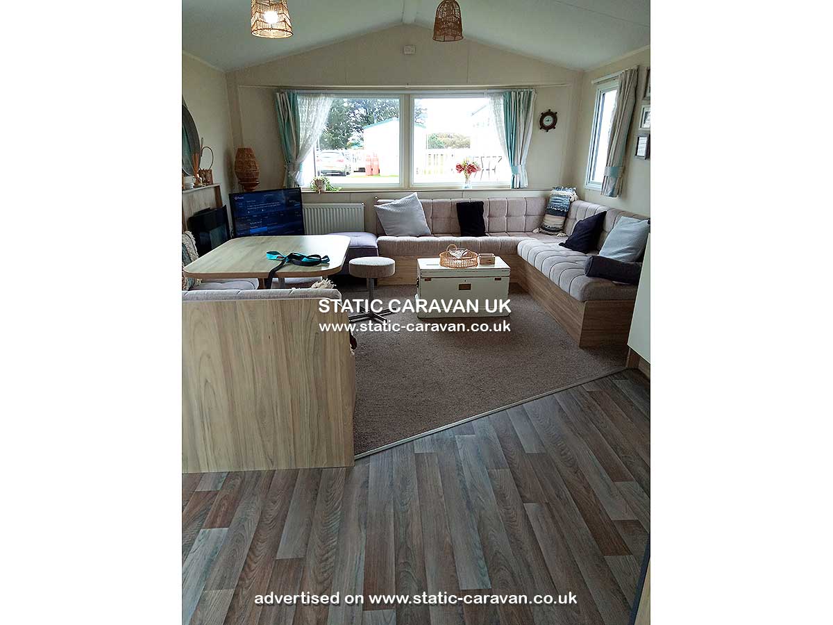 Caravan for hire J 01 at Seven Bays, St.Merryn, Nr Padstow, Cornwall