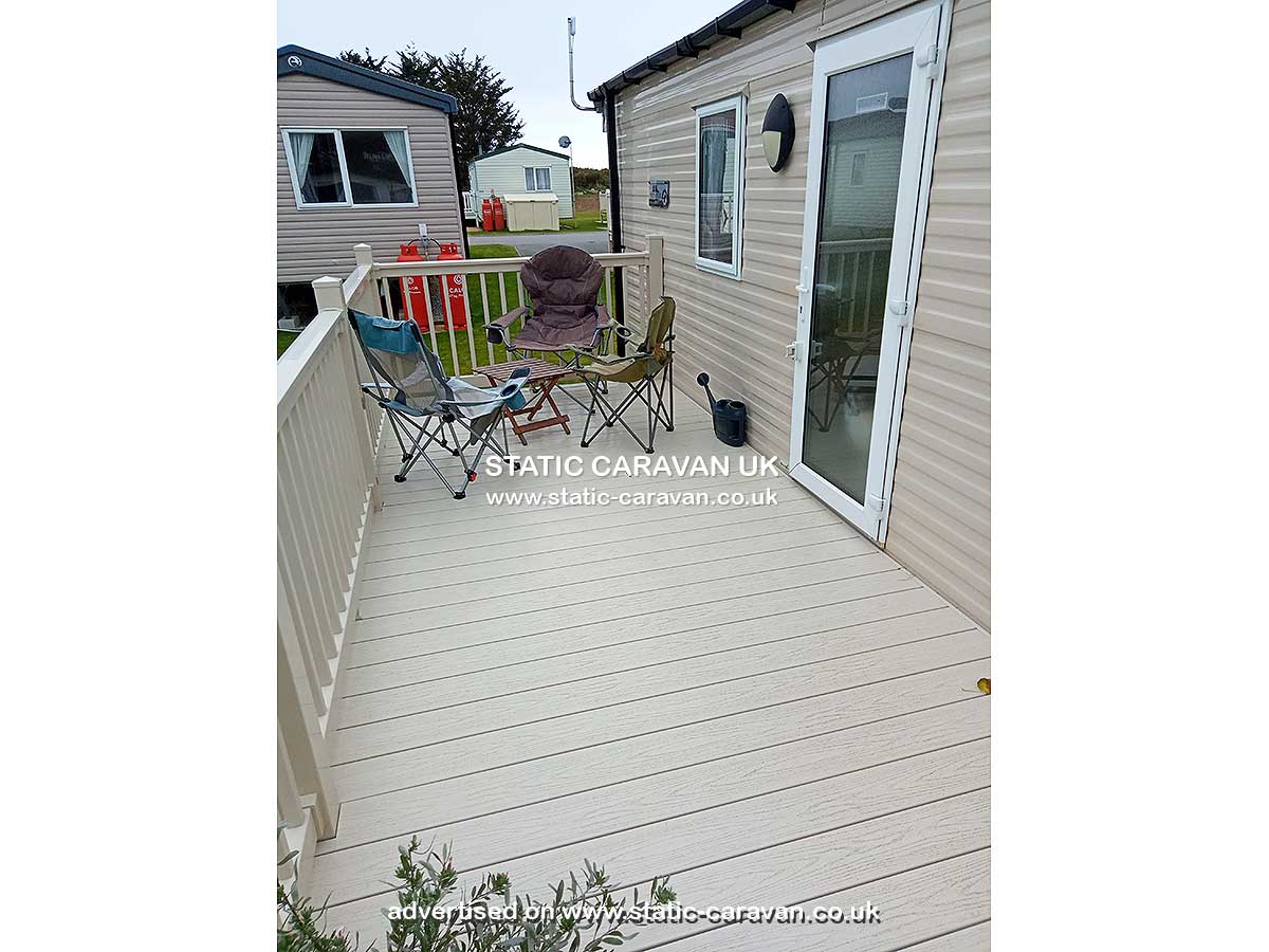 Caravan for hire J 01 at Seven Bays, St.Merryn, Nr Padstow, Cornwall