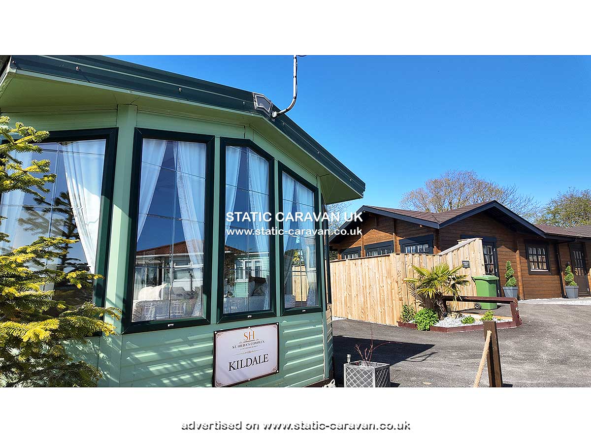 Static Caravan for hire at Kildale, St Hildas Caravan Park, Hinderwell, Saltburn-by-the-Sea, North Yorkshire