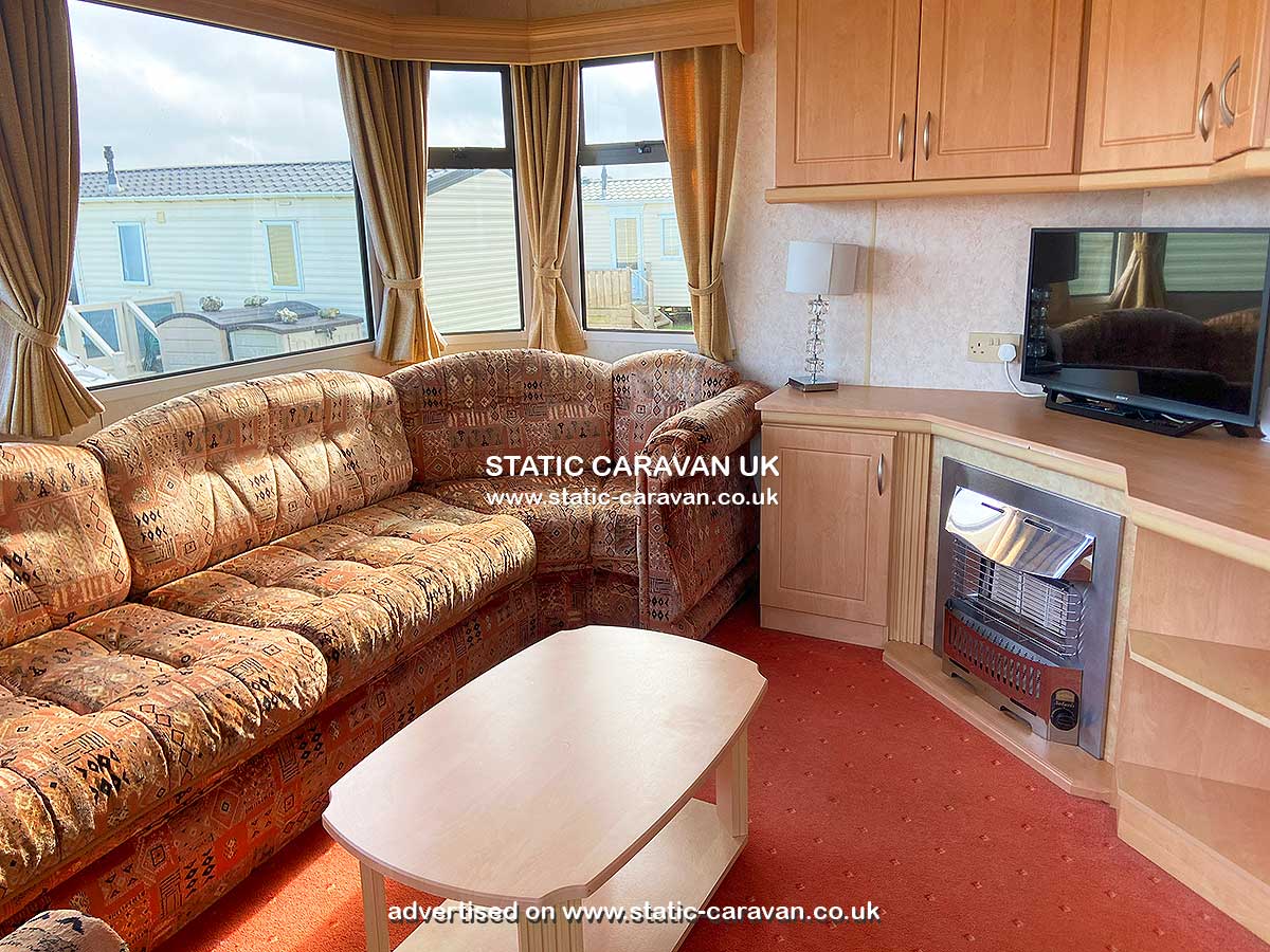 Caravan for hire A26 at The Gap, East Runton, Cromer, Norfolk