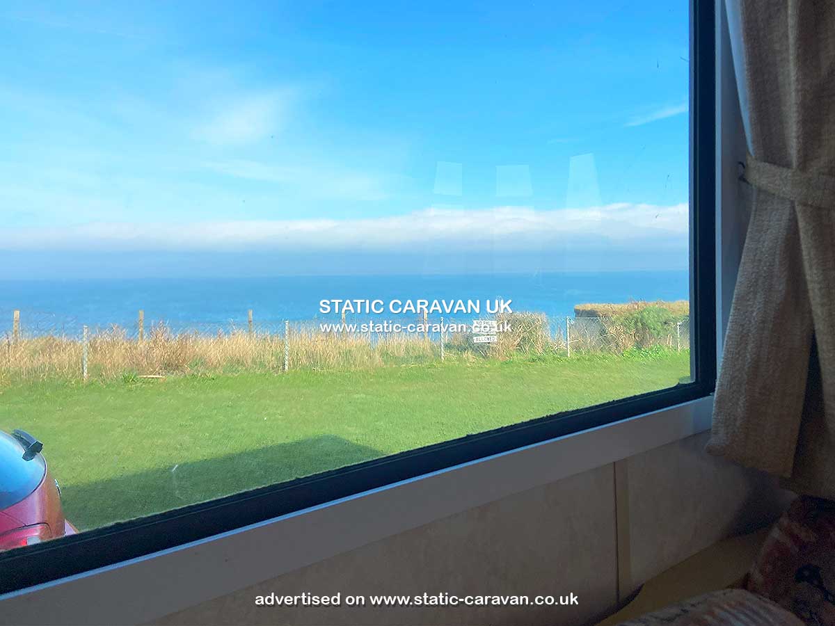 Caravan for hire A26 at The Gap, East Runton, Cromer, Norfolk