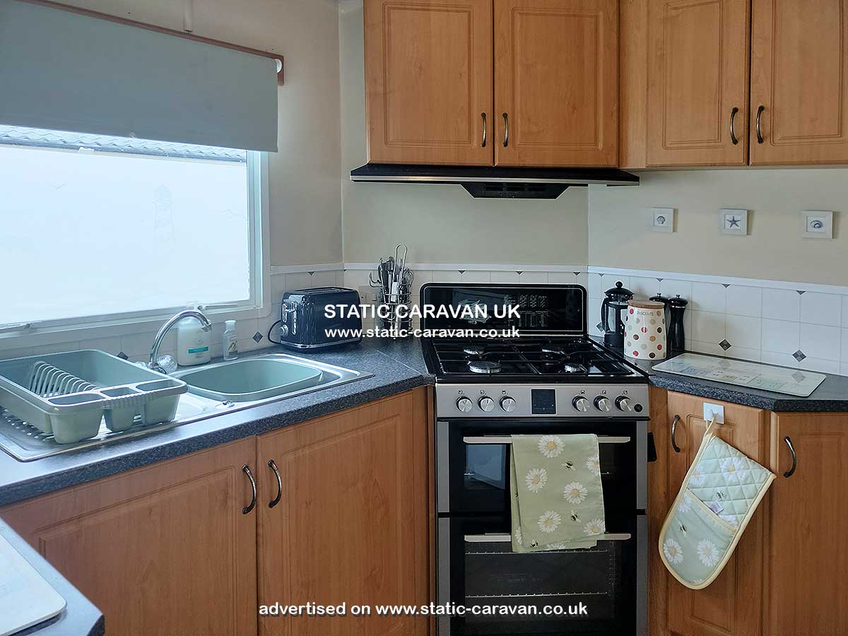 Caravan for hire E73 (Sea Spray) at Sandhills, Bembridge, Isle of Wight