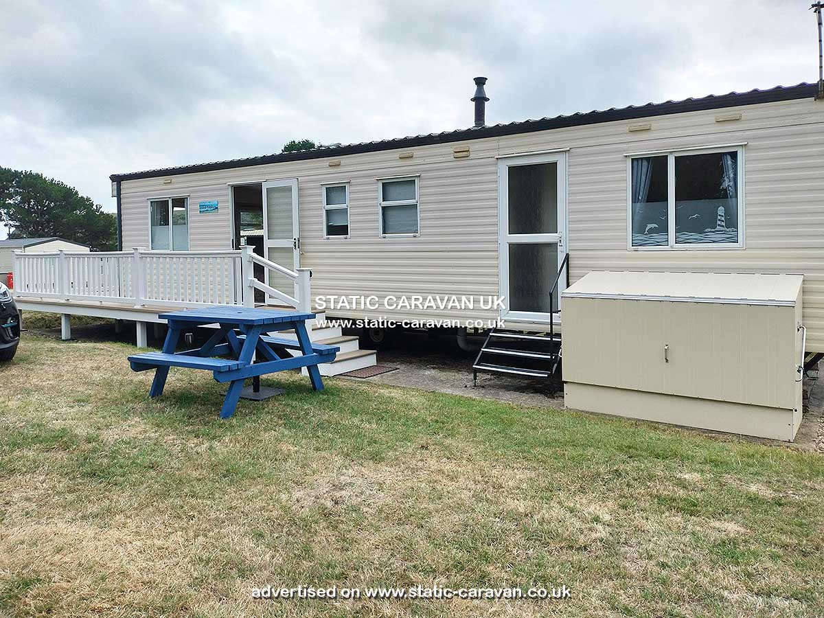 Caravan for hire E73 (Sea Spray) at Sandhills, Bembridge, Isle of Wight