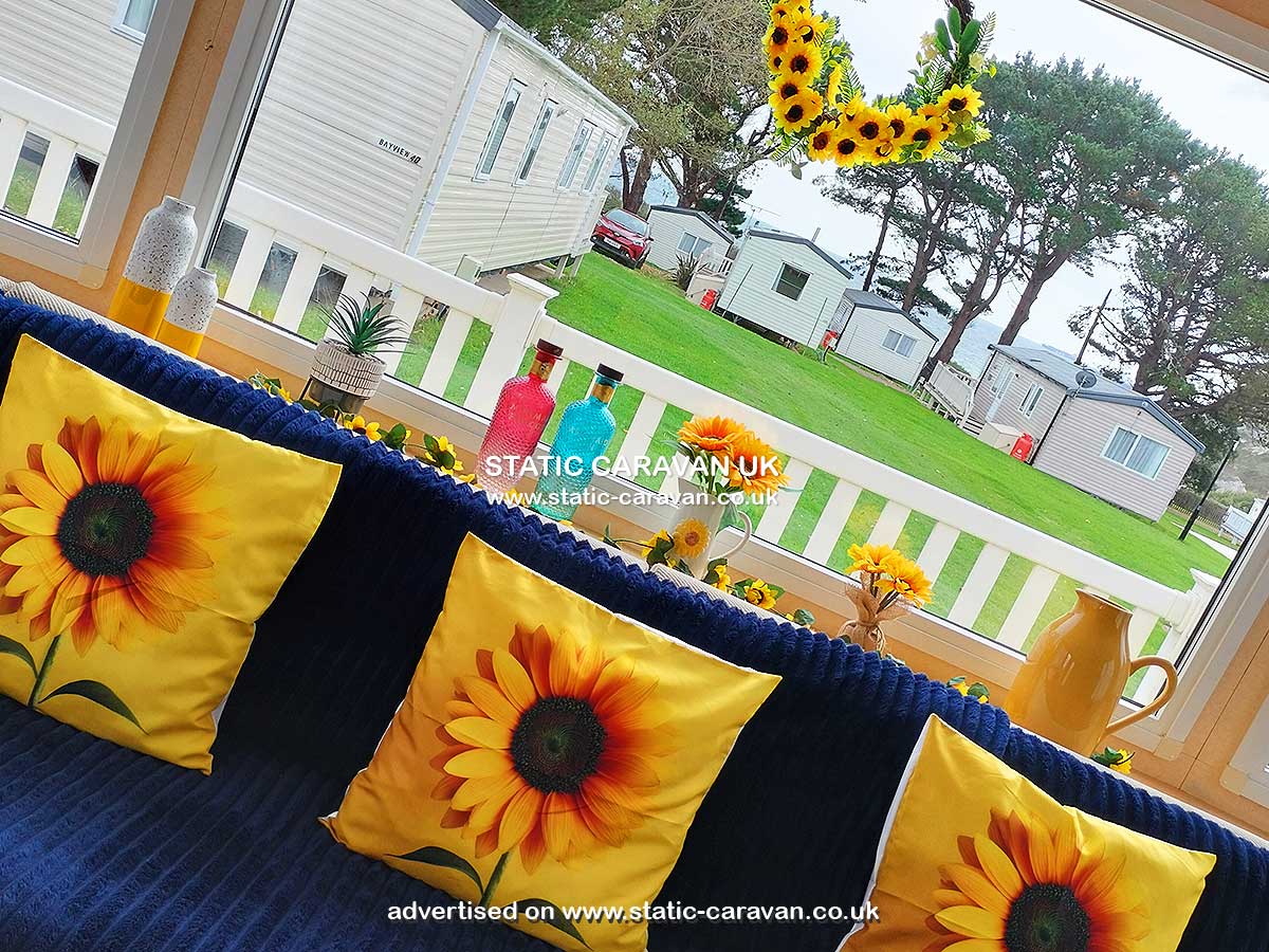 Caravan holiday rental E70 (Culver View) at Sandhills, Bembridge, Isle of Wight