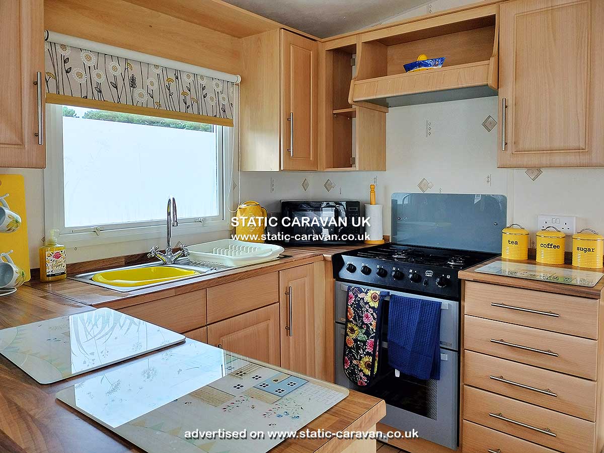Caravan for hire E70 (Culver View) at Sandhills, Bembridge, Isle of Wight