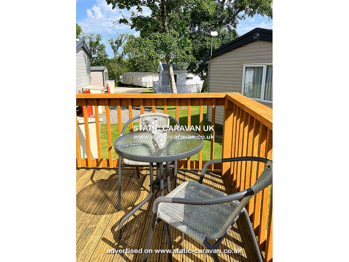 Caravan holiday rental Hedgerow at St Minver Holiday Park, Wadebridge, Nr Padstow, Cornwall