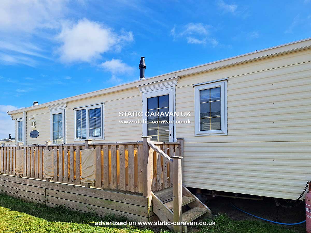 Caravan for hire A16 at The Gap, East Runton, Cromer, Norfolk