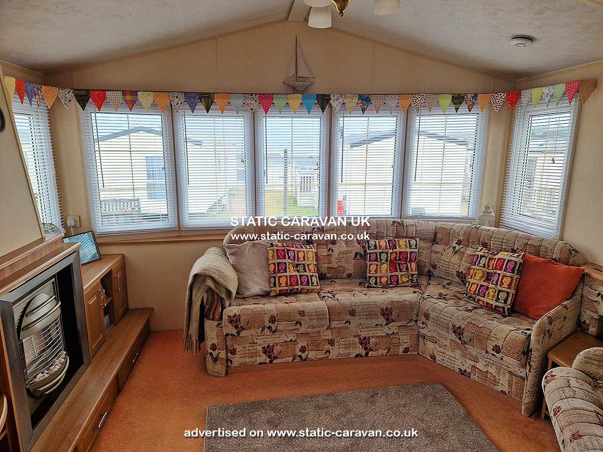 Caravan for hire A16 at The Gap, East Runton, Cromer, Norfolk