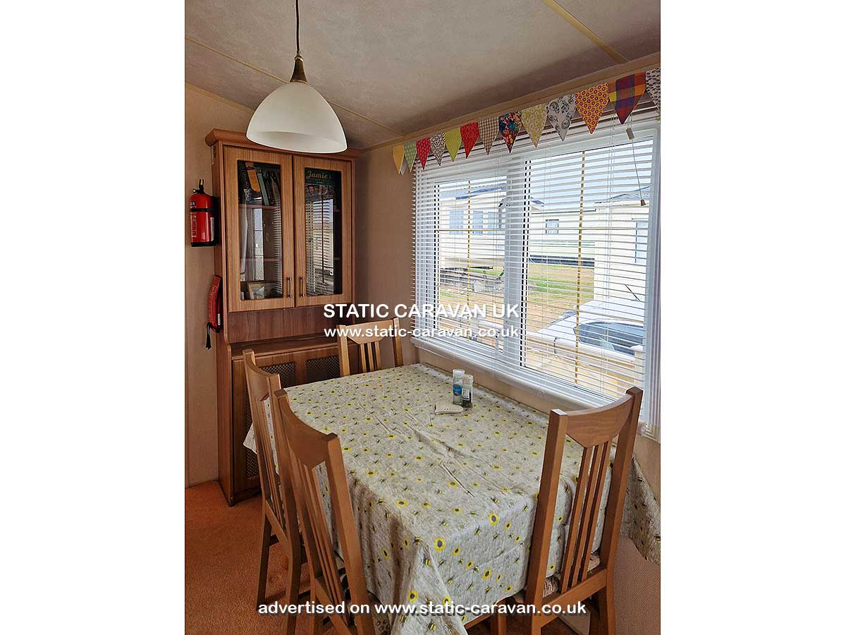 Caravan for hire A16 at The Gap, East Runton, Cromer, Norfolk