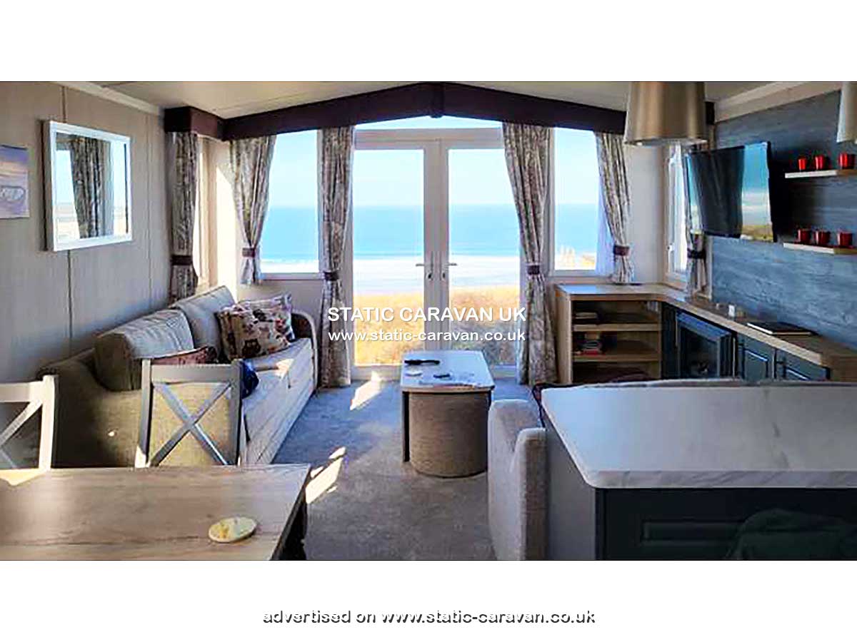 Caravan holiday rental 587 Chy an Mor at Perran Sands, Perranporth, Cornwall