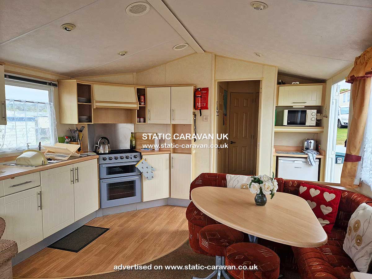 Caravan for hire 95 at The Gap, East Runton, Cromer, Norfolk