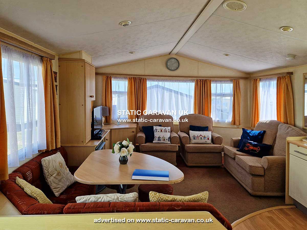 Caravan for hire 95 at The Gap, East Runton, Cromer, Norfolk