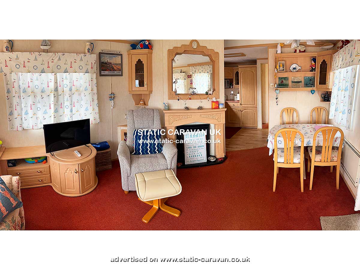 Caravan holiday rental 59a at The Gap, East Runton, Cromer, Norfolk