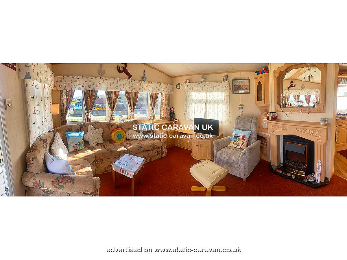 Caravan for hire 59a at The Gap, East Runton, Cromer, Norfolk